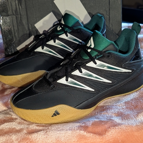 Dame Certified 3 Adidas New Black Green Basketball Shoes Sz 8 Damian Lillard NBA main image 7